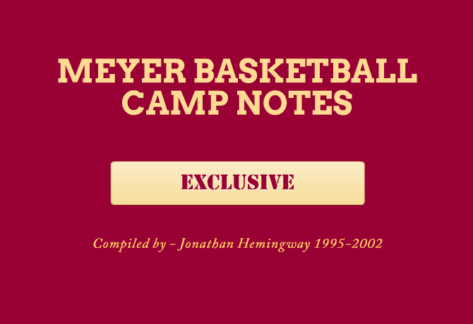 CAMP NOTES: DON MEYER BASKETBALL CAMP NOTES